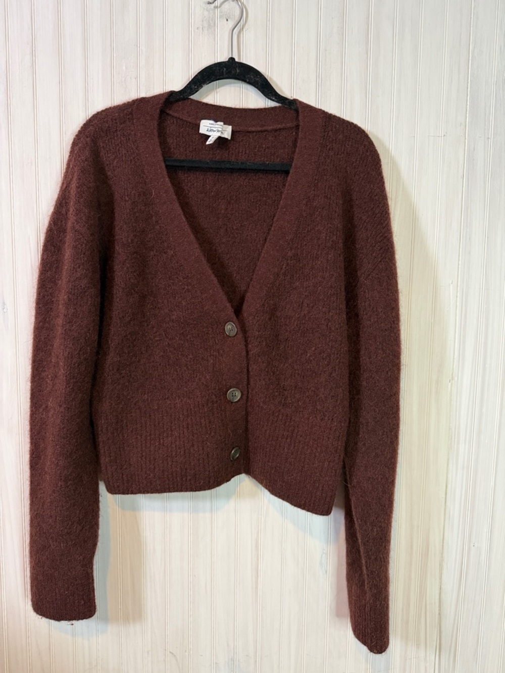 & OTHER STORIES MOHAIR CHUNKY CARDIGAN MEDIUM